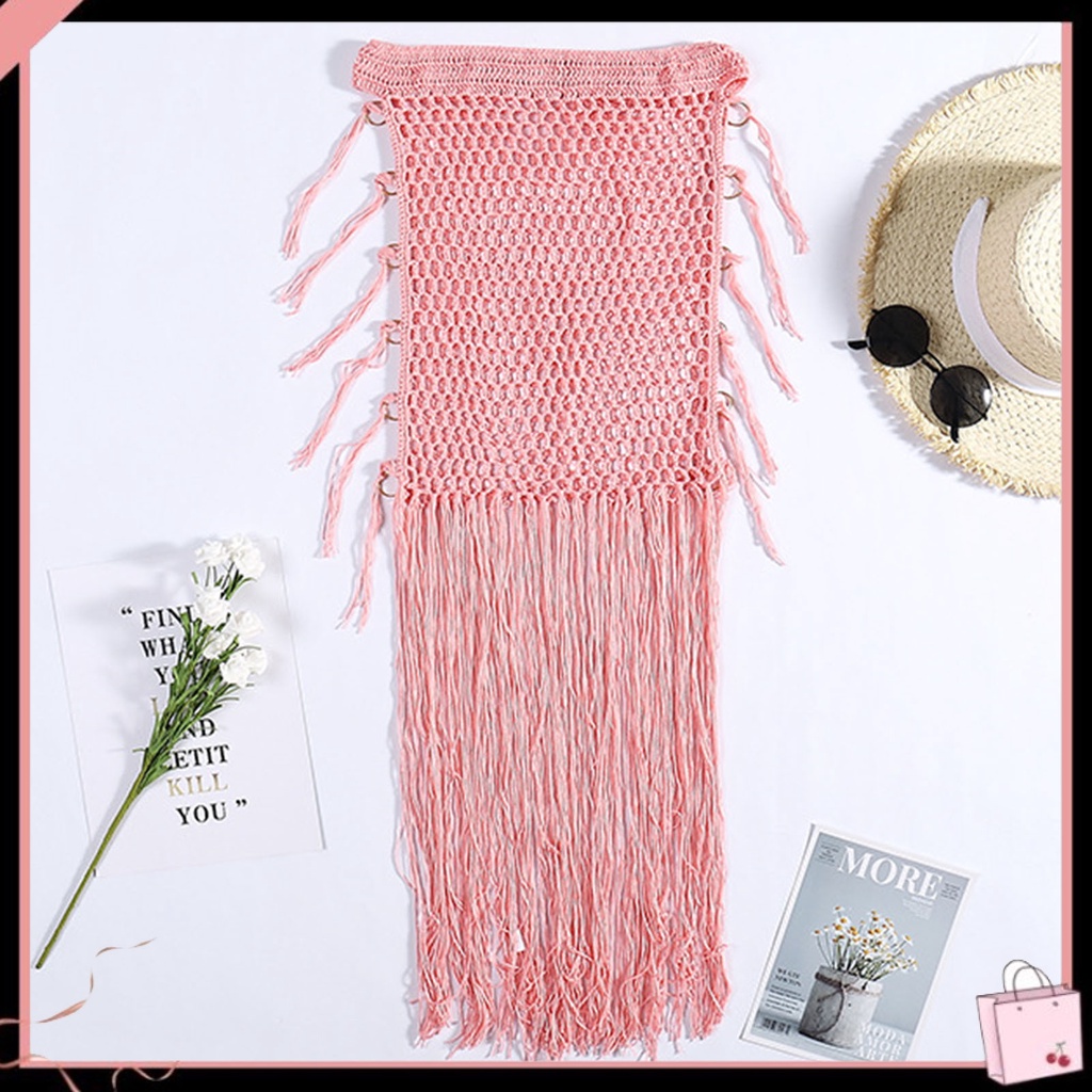 {Soltweter} Khăn Quấn Đi Biển Thiết Kế Đan Móc Thoáng Khí Quyến Rũ Cho Hoạt Động Ngoài Trời