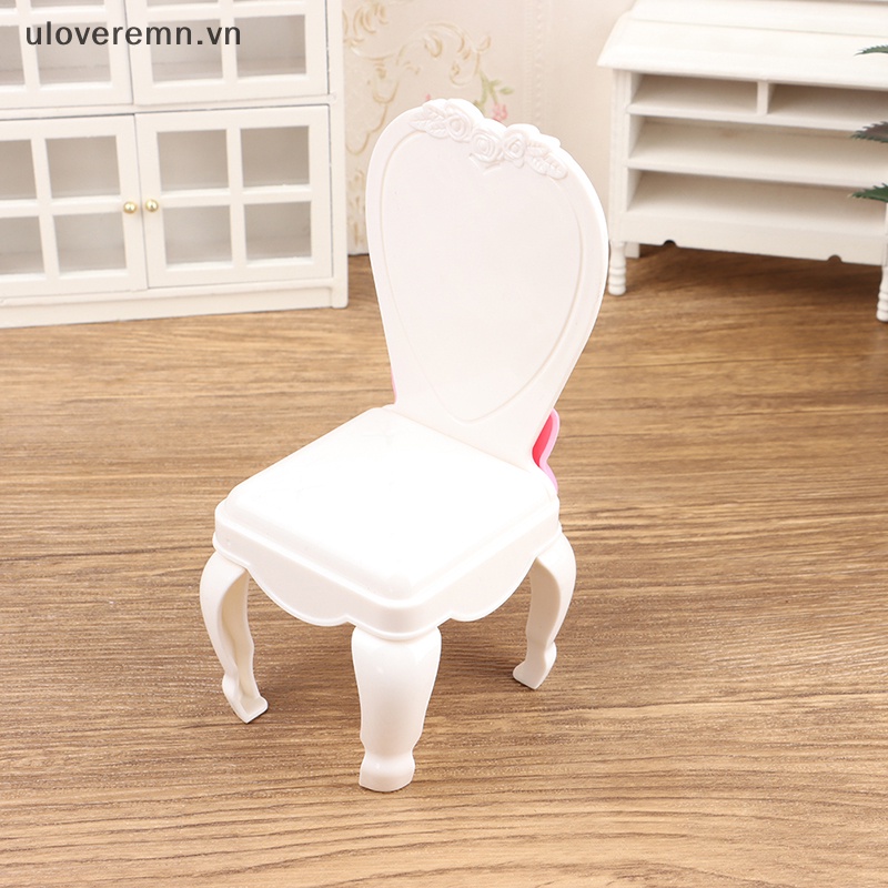 Mô Hình Ghế Thắt Nơ Xinh Xắn Cho Nhà Búp Bê Tỉ Lệ 1 / 6