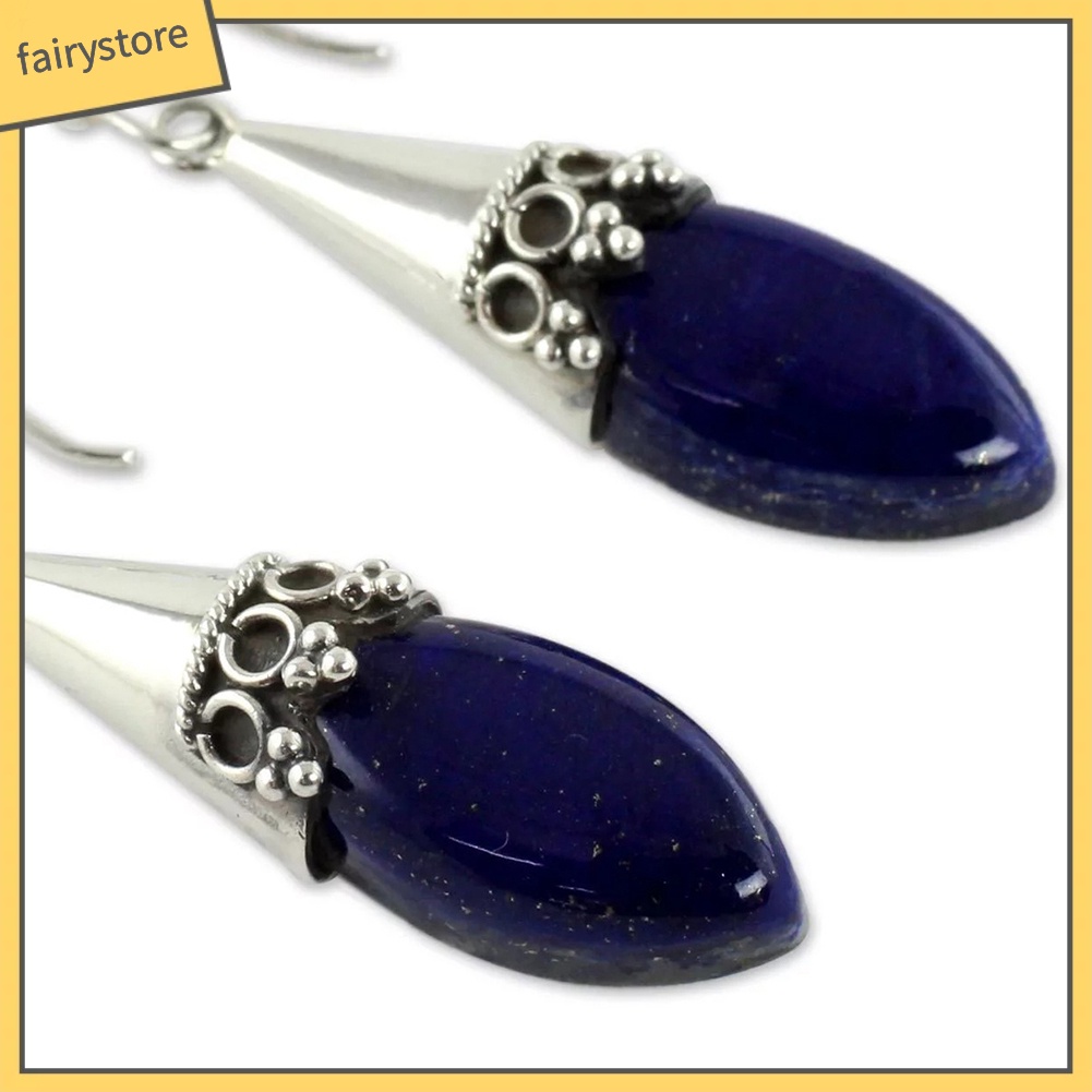 Bông Tai Móc Treo Đính Đá Nhân Tạo Phong Cách Vintage Dành Cho Nữ