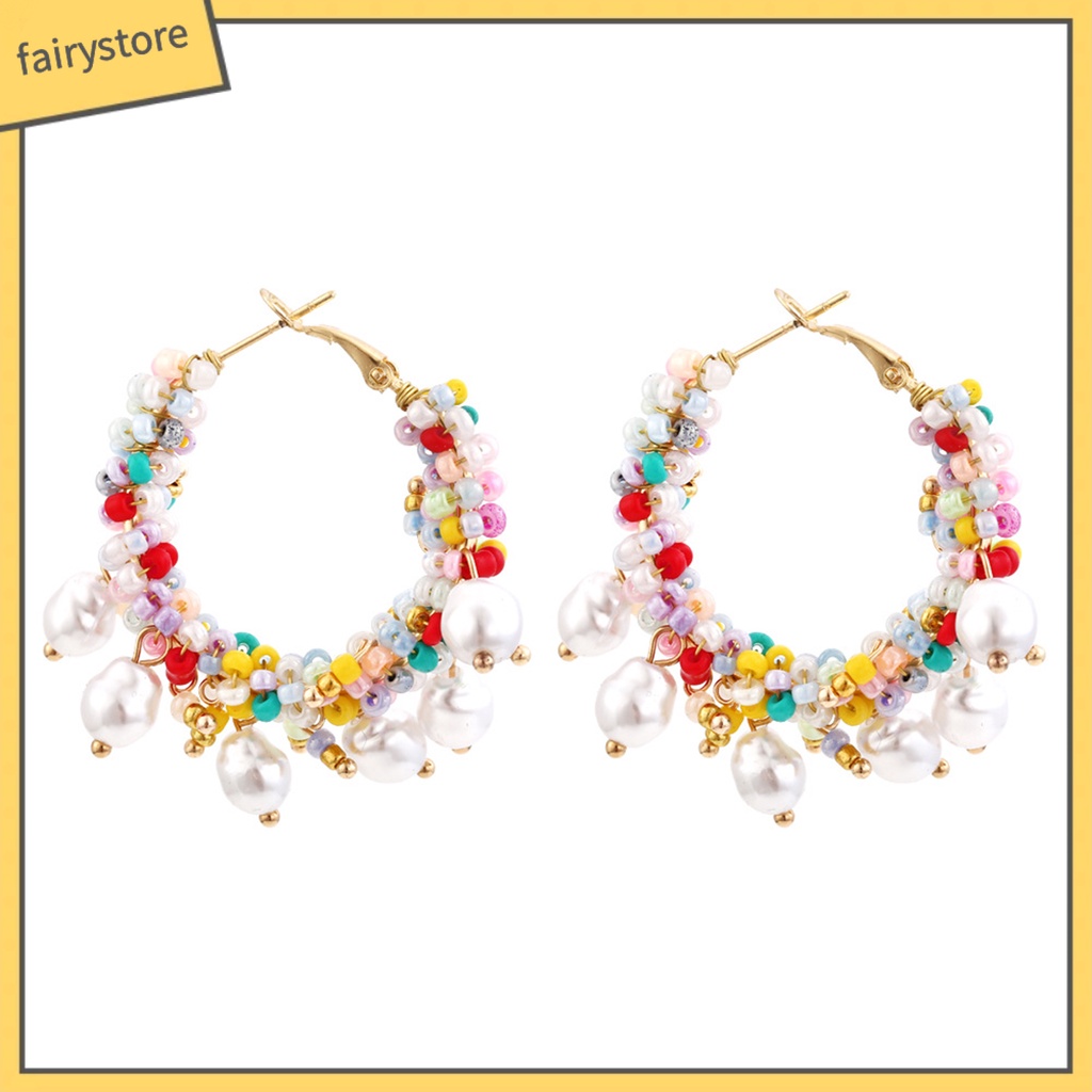 1 Đôi Bông Tai Hình Chiếc Lá Phong Cách Bohemia Sang Trọng Dành Cho Nữ