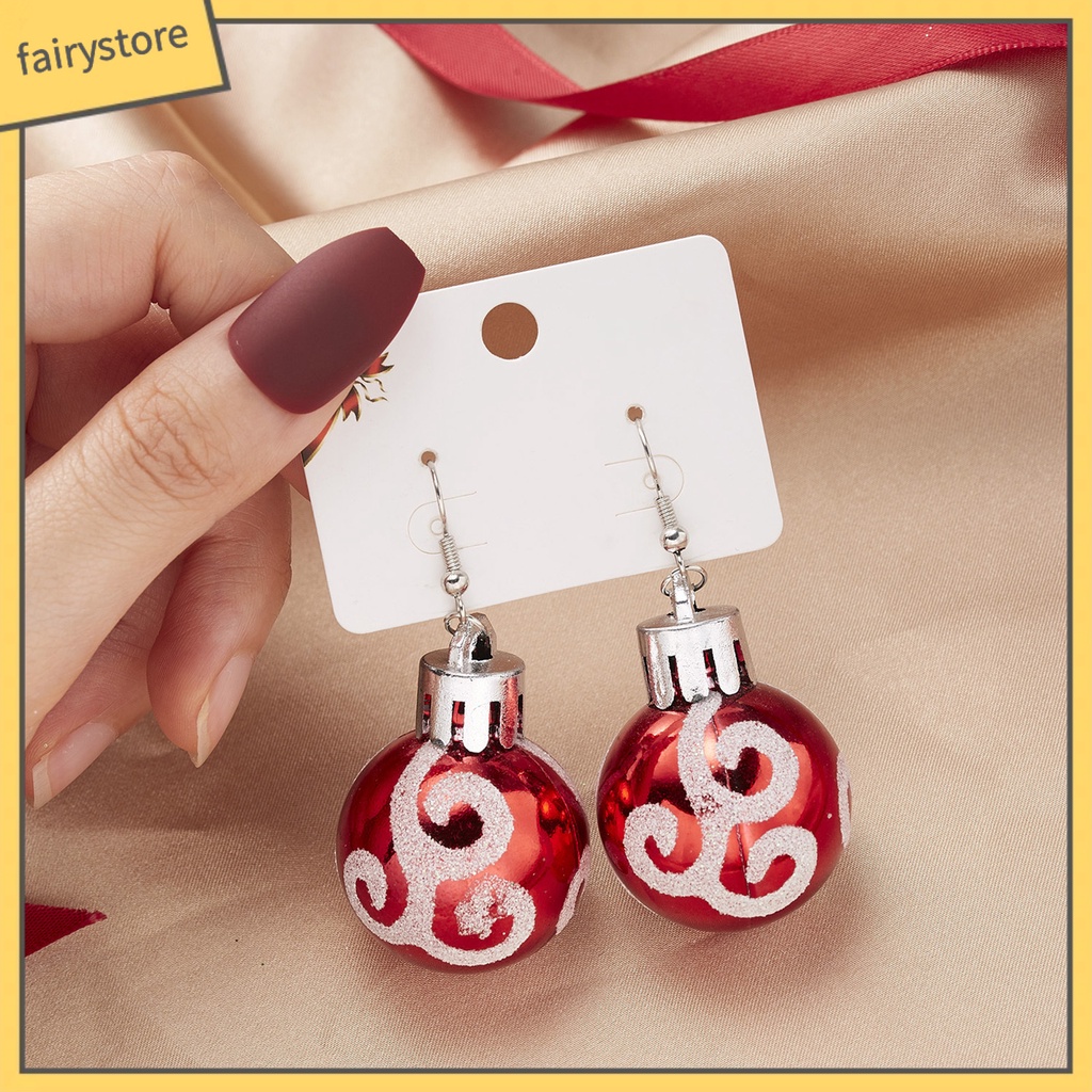 Bông Tai Hình Ngôi Sao Năm Cánh / Bông Tuyết / Bóng Đèn Tròn Thời Trang Cho Nữ