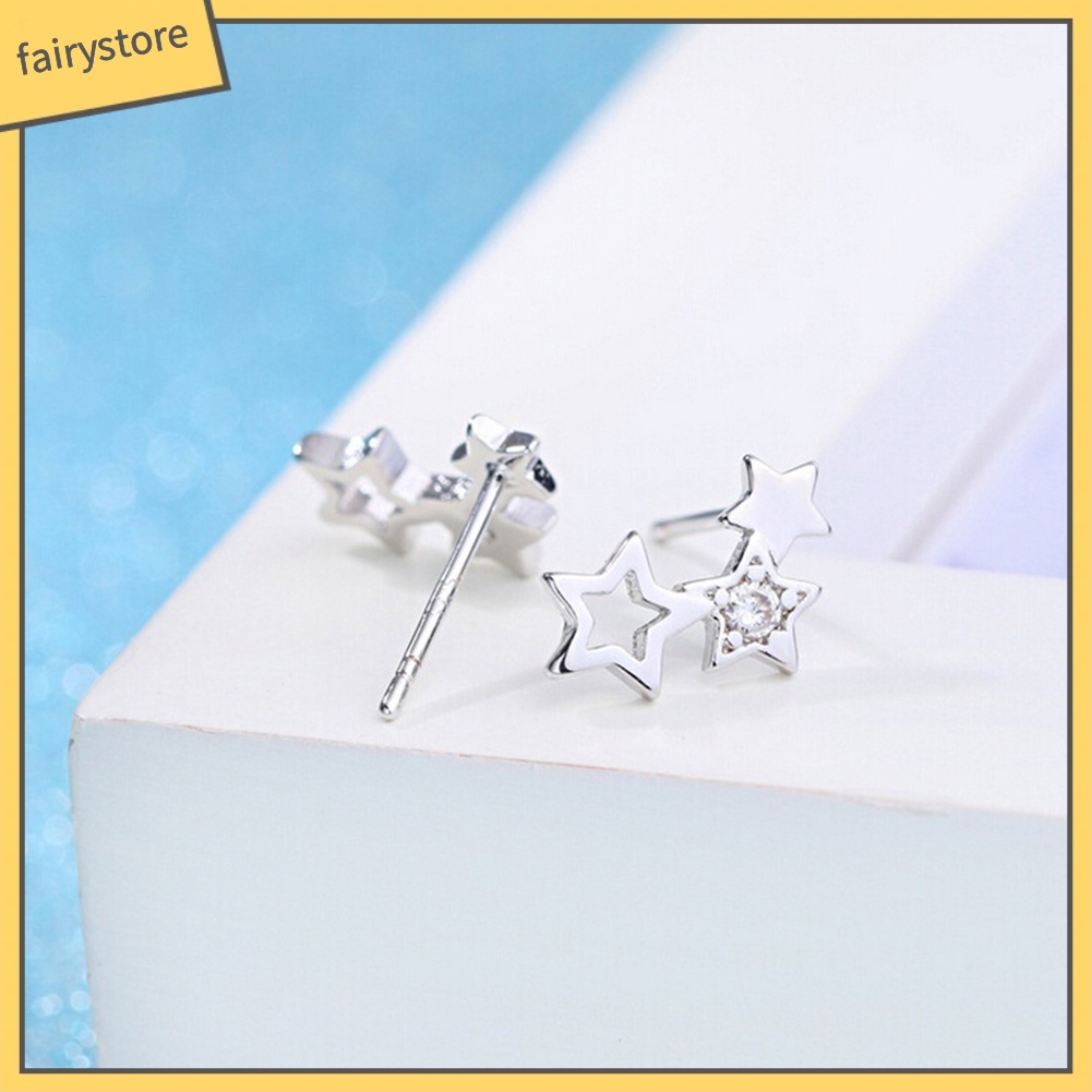 Đôi Khuyên Tai Hình Ngôi Sao Rỗng Thời Trang Cho Nữ
