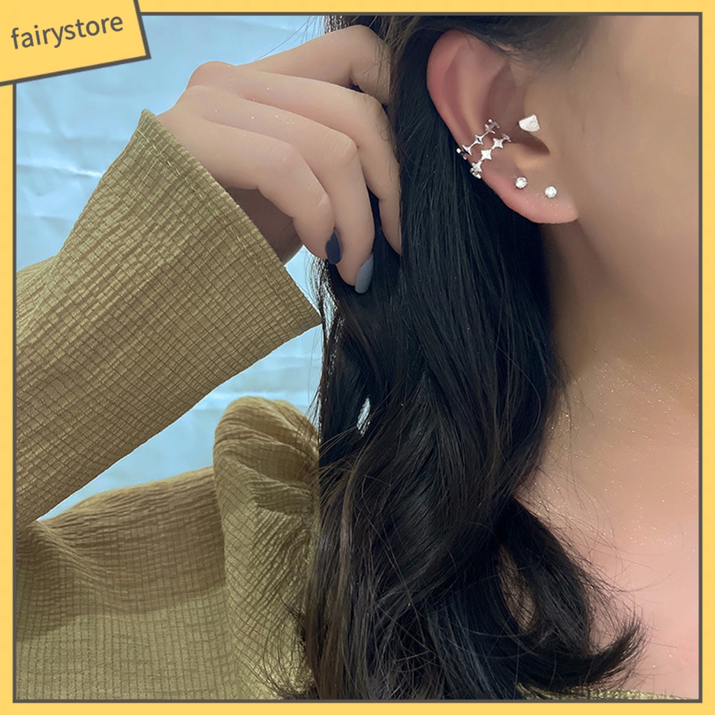 1 Khuyên Tai Dạng Kẹp Dễ Phối Đồ Thời Trang Cho Nữ