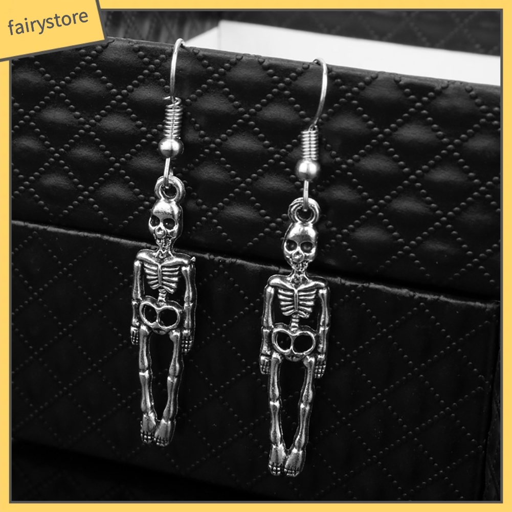 Bông Tai Hình Bộ Xương Phong Cách Vintage Dành Cho Nữ