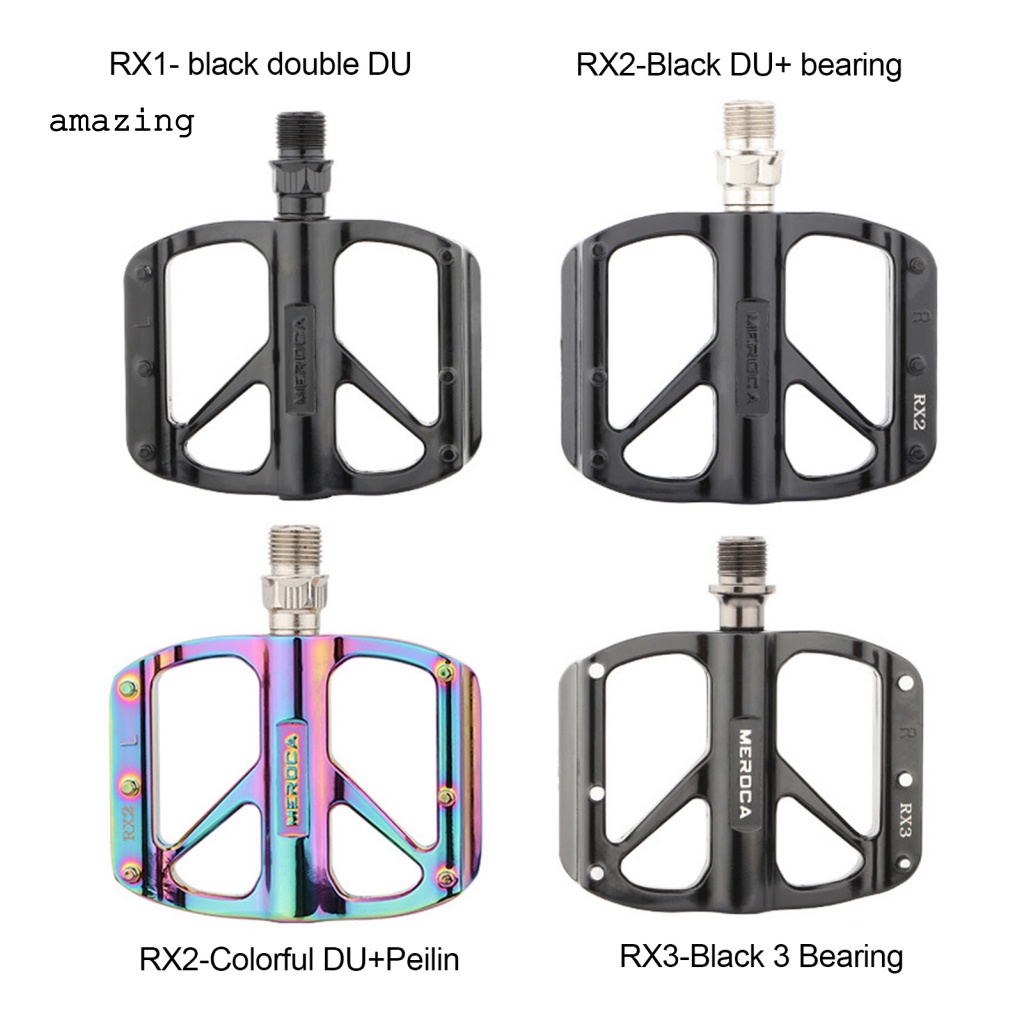 1 Cặp Bàn Đạp Xe Đạp RX1 / RX2 / RX3 Bằng Hợp Kim Nhôm Chống Trầy Xước Chống Mưa