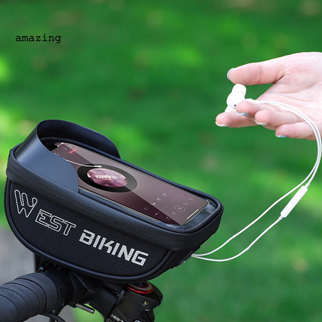 Túi Đựng Điện Thoại Chống Sốc Chống Thấm Nước Thiết Kế Phản Quang Cho Xe Đạp Leo Núi