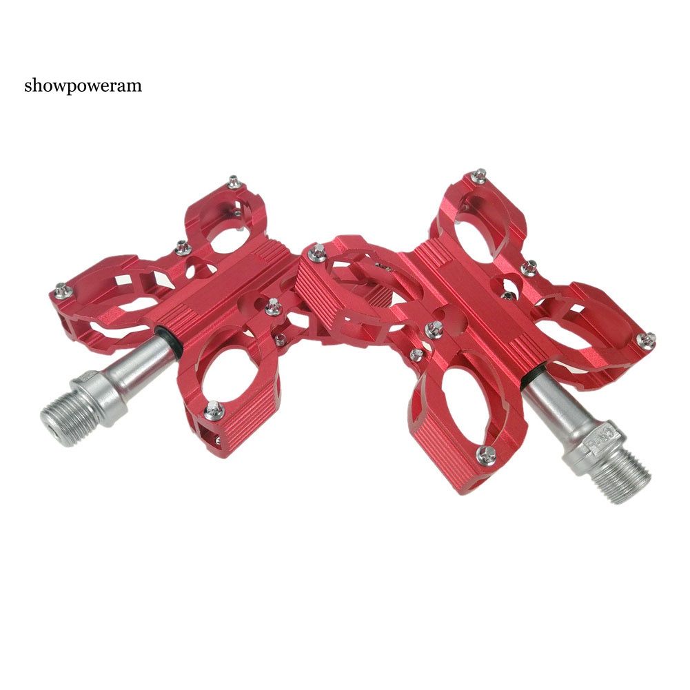 Set 2 Bàn Đạp Xe Đạp Bằng Hợp Kim Nhôm 9 / 16inch