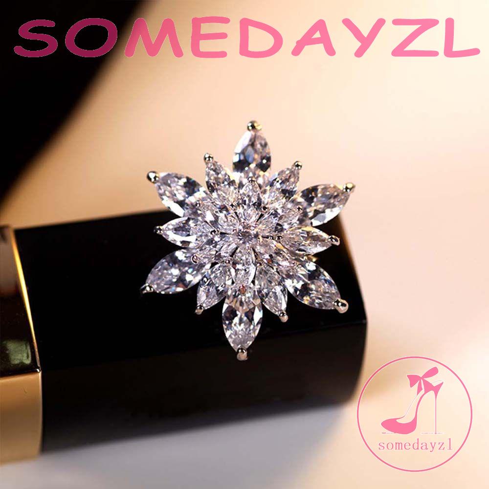 Ghim Cài Áo Hình Bông Tuyết Giáng Sinh|Trang Sức Vòng Đeo Tay Thời Trang Sành Điệu Cho Nữ