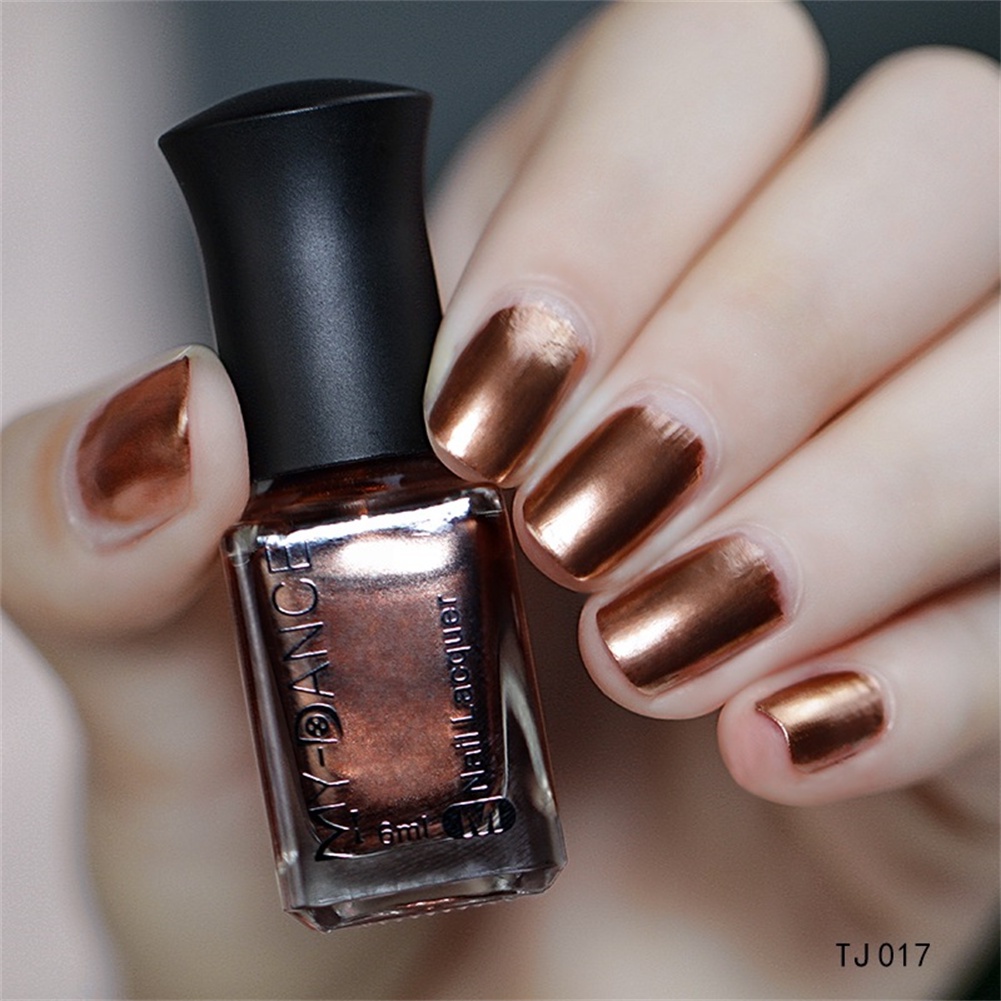 Sơn Móng Tay Hiệu Ứng Tráng Gương Màu Sắc Rực Rỡ Không Nhòe Lâu Trôi