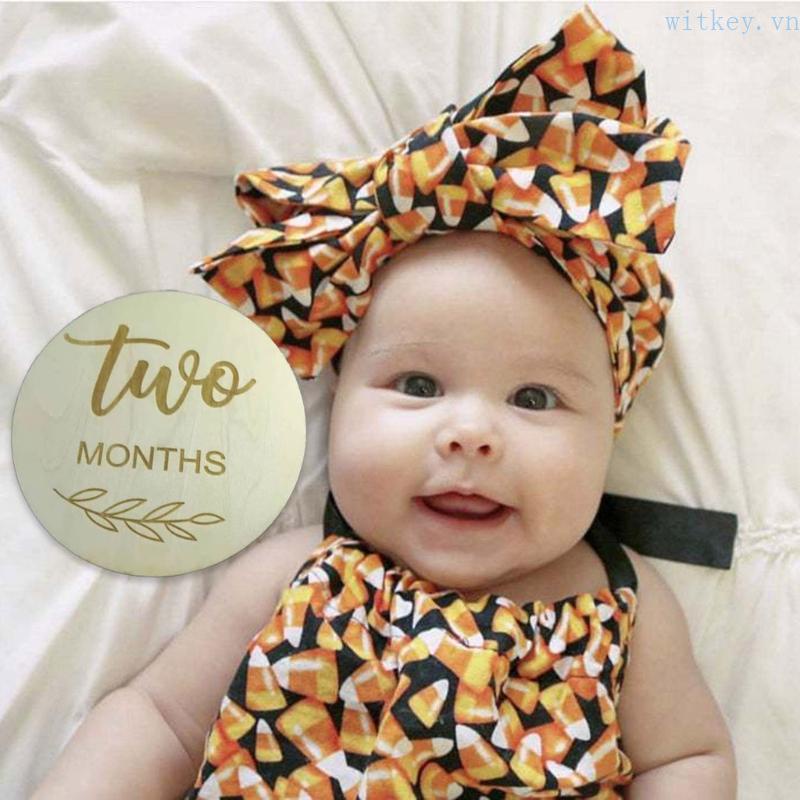 Set 12 Tấm Thẻ Ghi Âm Phát Triển Theo Tháng Làm Thủ Công Kỷ Niệm Cho Bé Sơ Sinh