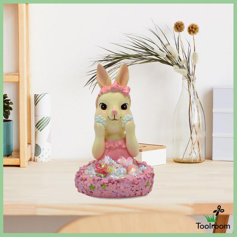 Khay Đựng Trang Sức Hình Thỏ Bằng Nhựa Resin Hiện Đại Cho Phòng Khách / Văn Phòng