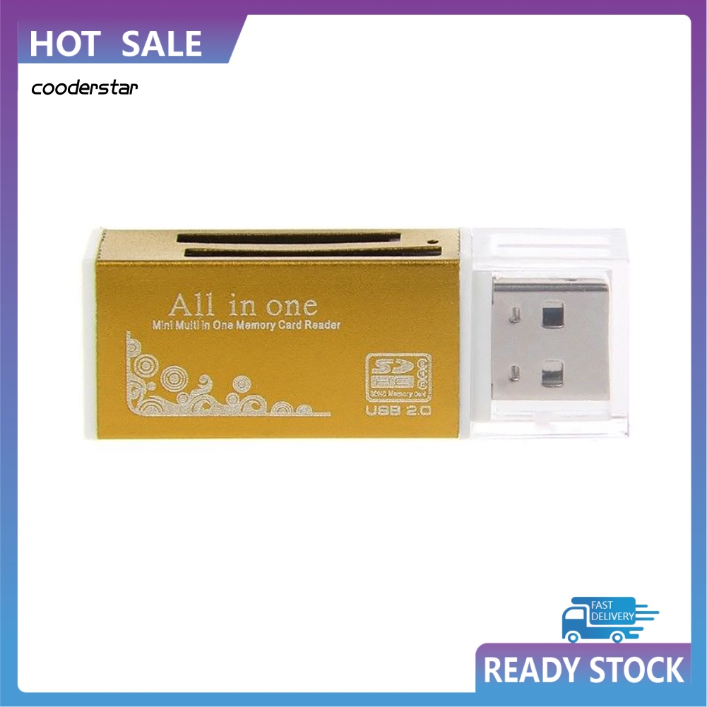 Đầu Đọc Thẻ Nhớ Tốc Độ Cao USB 2.0 Cho SDHC MMC TF MS M2