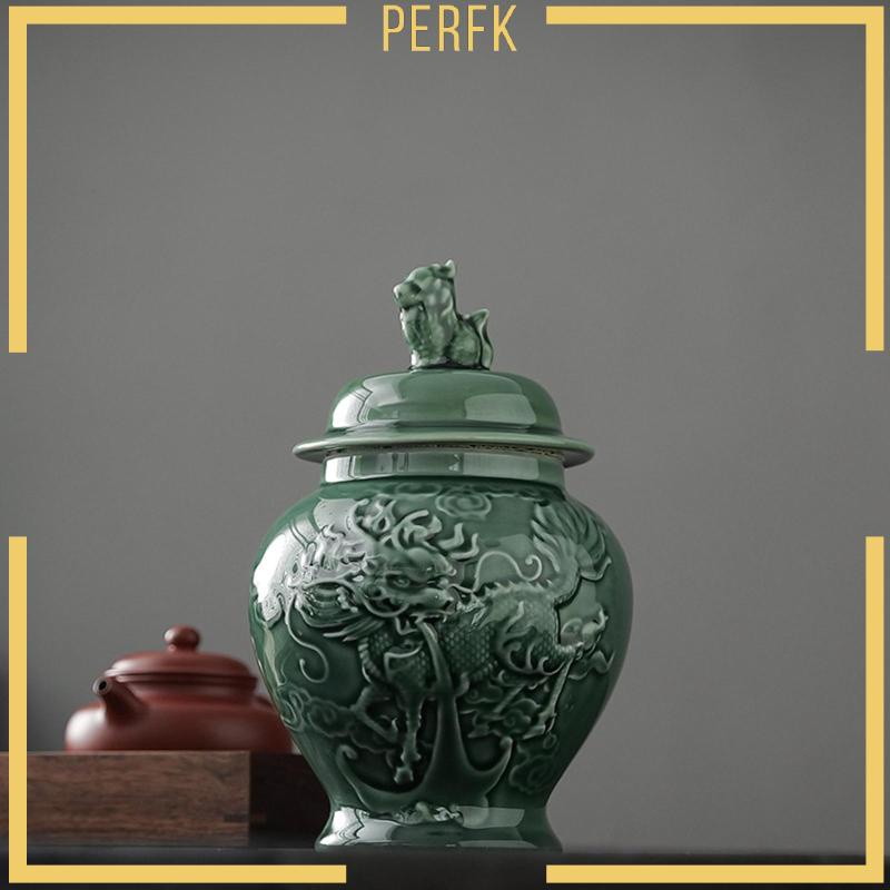 Lọ Gốm Sứ Đựng Gừng Để Bàn Trang Trí Nhà Cửa / Tiệc Cưới