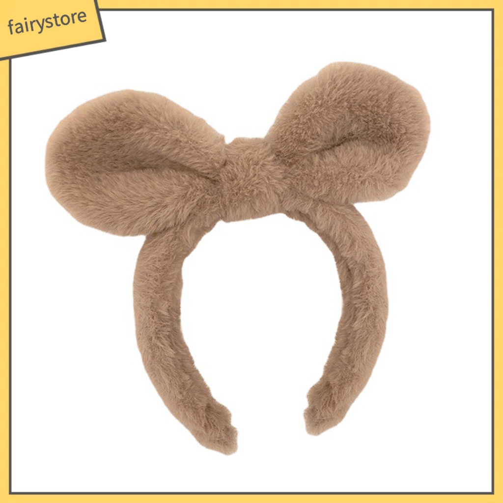 [FRO] Băng Đô Cài Tóc Bằng Vải Lông Không Trượt Không Gây Hại Nặng Chống Trượt Thời Trang Thu Đông