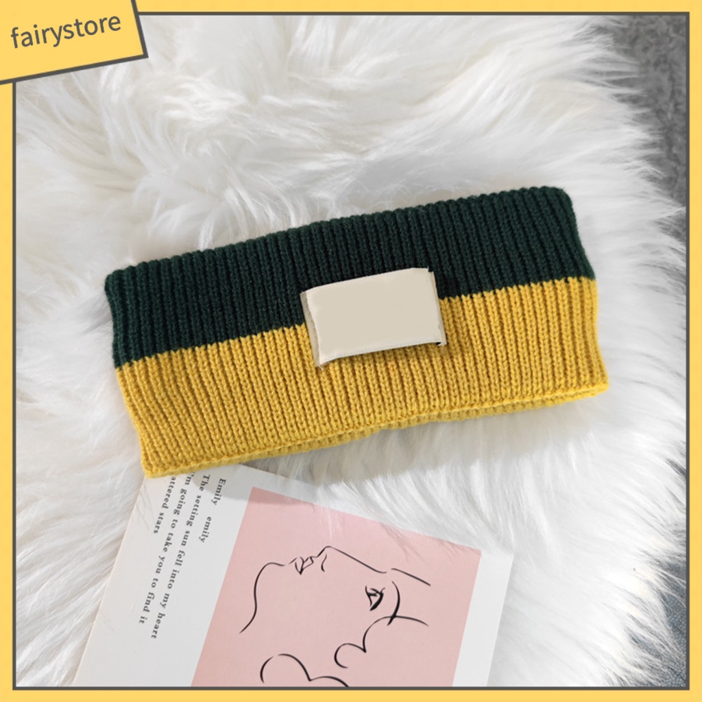 Băng Đô Dệt Kim Bản Rộng Co Giãn Chống Trượt In Chữ Thời Trang Cho Nữ