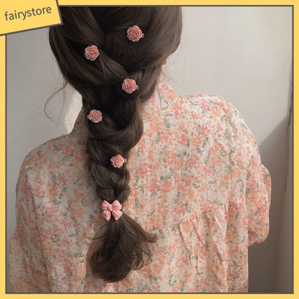 Kẹp Tóc Hình Quả Đào Bằng Thép Không Gỉ Gọn Nhẹ Tái Sử Dụng Được