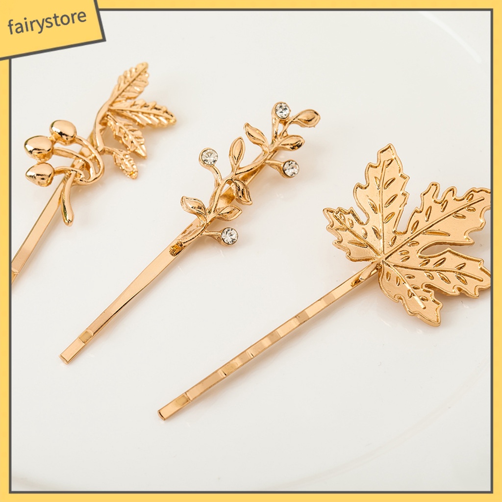 Kẹp Tóc Hình Lá Phong Co Giãn Thời Trang