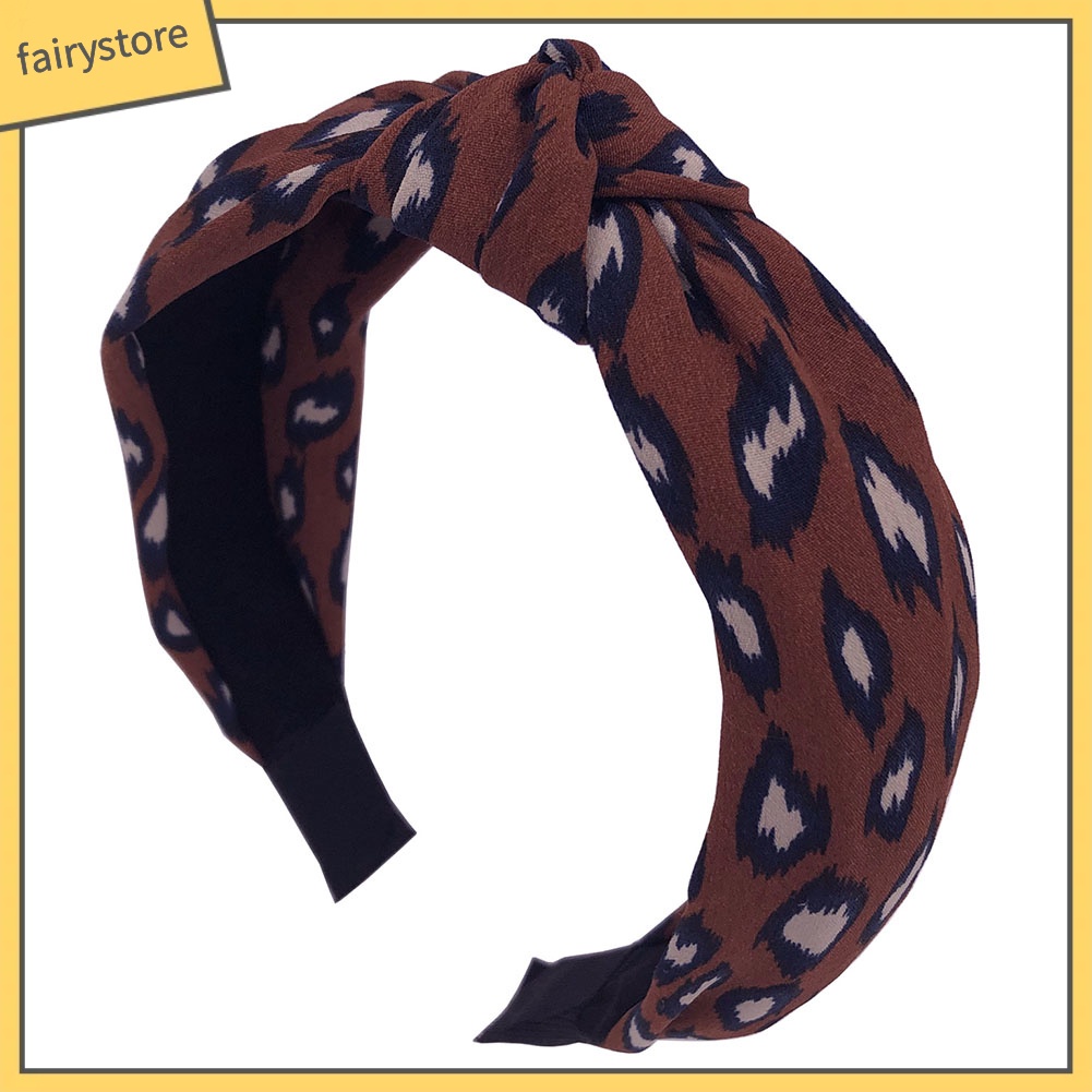 Băng Đô Họa Tiết Da Báo Thời Trang Dành Cho Nữ