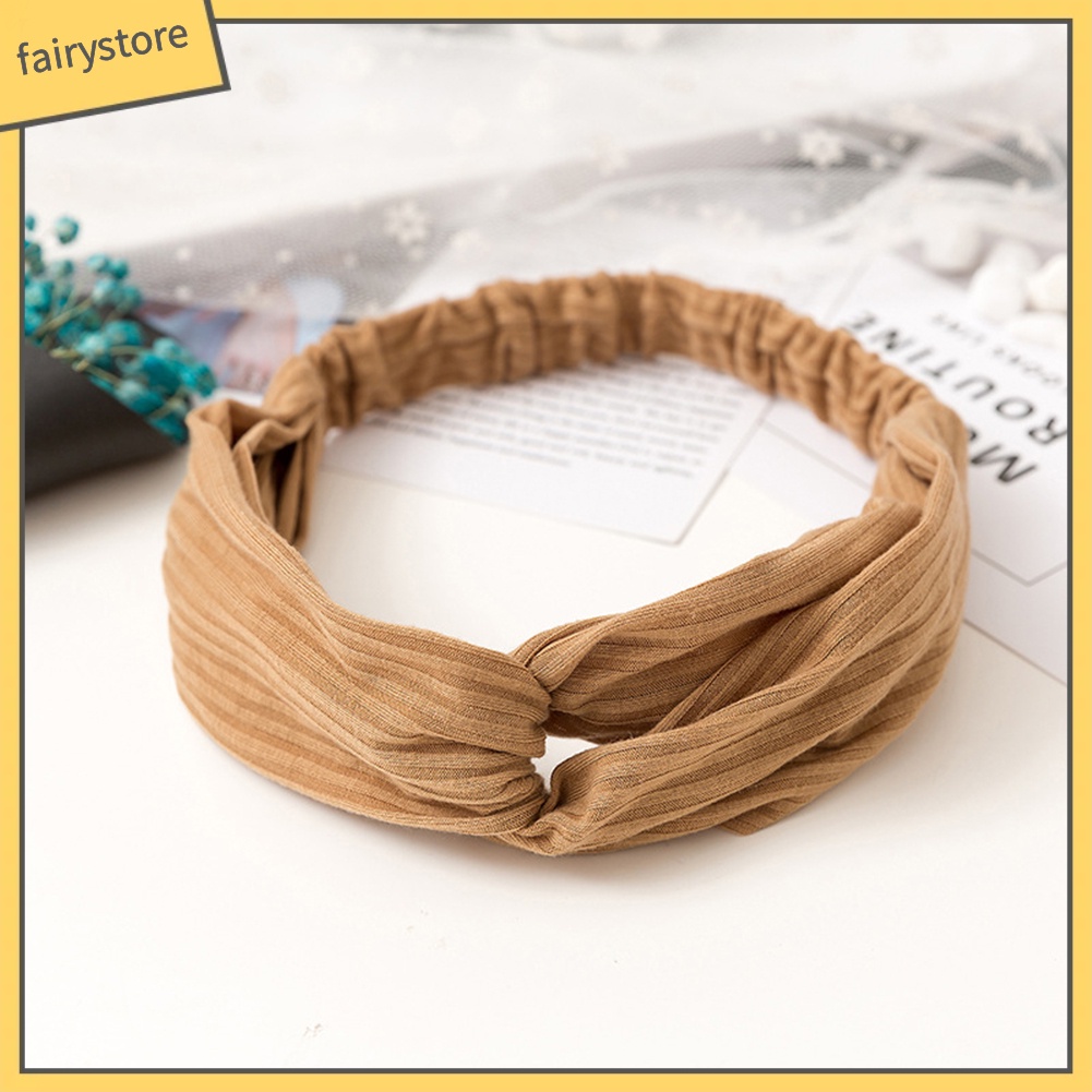 Băng Đô Thắt Nút Chéo Thời Trang Cho Nữ