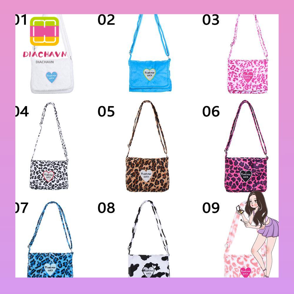 Túi Đeo Chéo Vai Họa Tiết Trái Tim Thời Trang Sành Điệu Cho Nữ