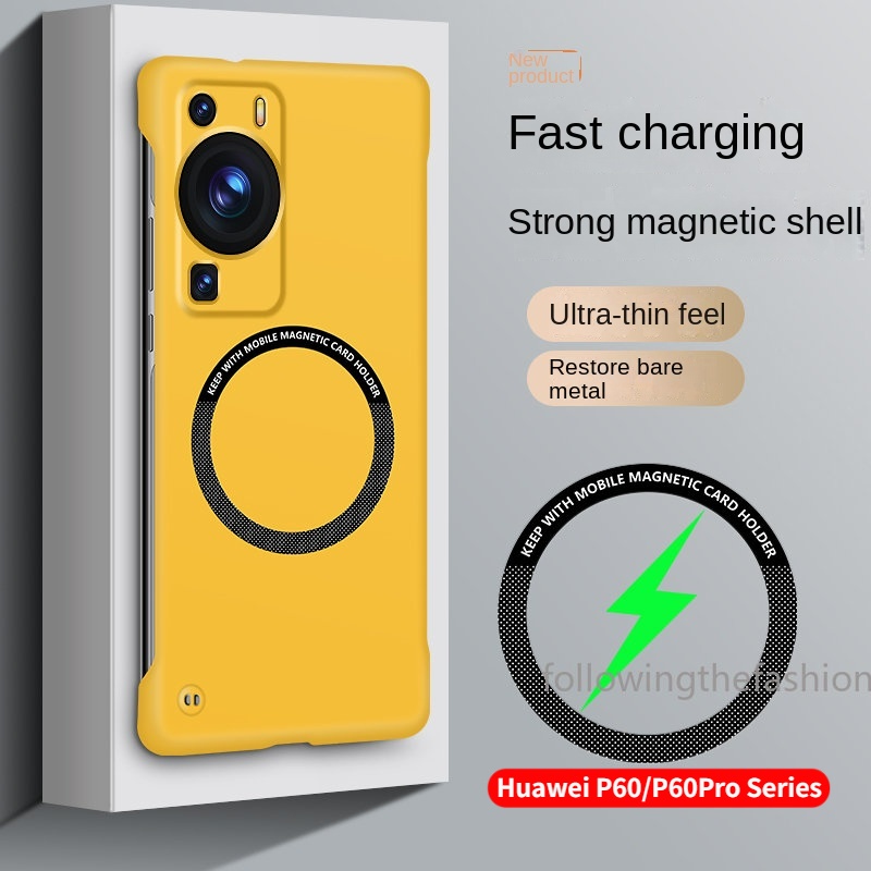 Ốp Điện Thoại PC Cứng Siêu Mỏng Không Viền Dọc Cho Huawei P60 50 40 Pro Pro + P60 P60Pro P50 P50Pro 