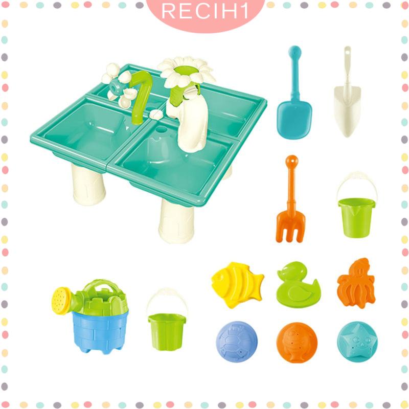 Bộ 13 Bàn Cát Nhiều Màu Sắc Dùng Chơi Trong Nhà / Ngoài Trời Cho Bé Trai