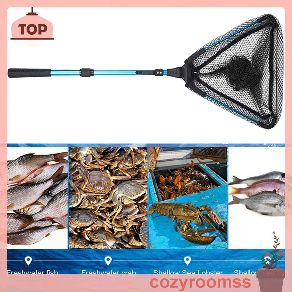 Lưới Đánh Bắt Cá Hình Tam Giác Gọn Nhẹ Có Thể Gấp Gọn Tiện Dụng