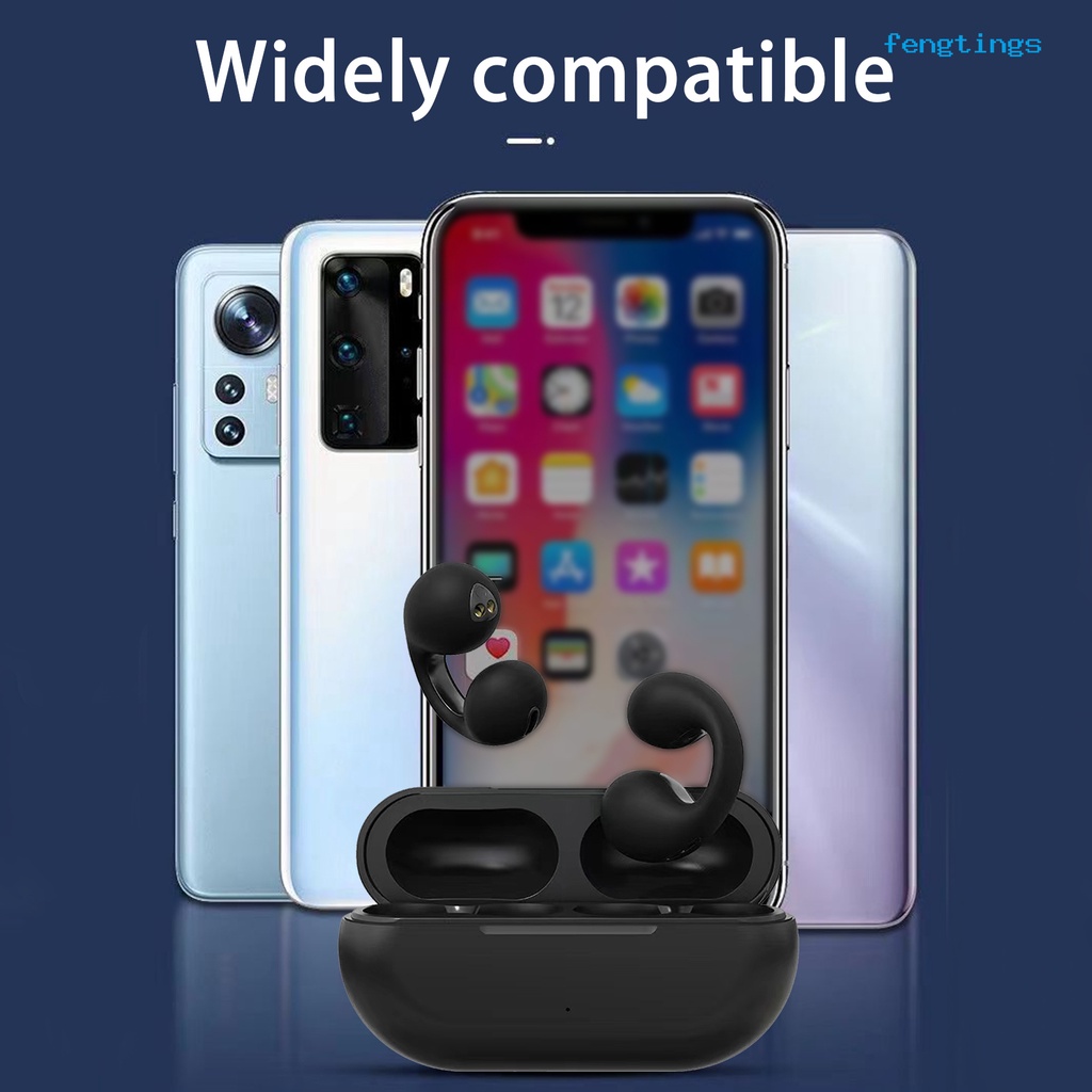 1 Cặp Kẹp Tai Nghe Bluetooth 5.3 Âm Thanh HiFi Có Mic