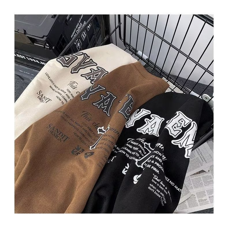 Áo Thun Tay Ngắn Phong Cách Retro Thời Trang Cho Nam