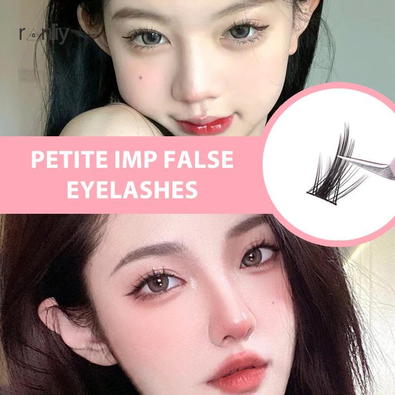 Ranliy💗 Lông Mi Giả Cong Dày Tự Nhiên Có Thể Tái Sử Dụng
