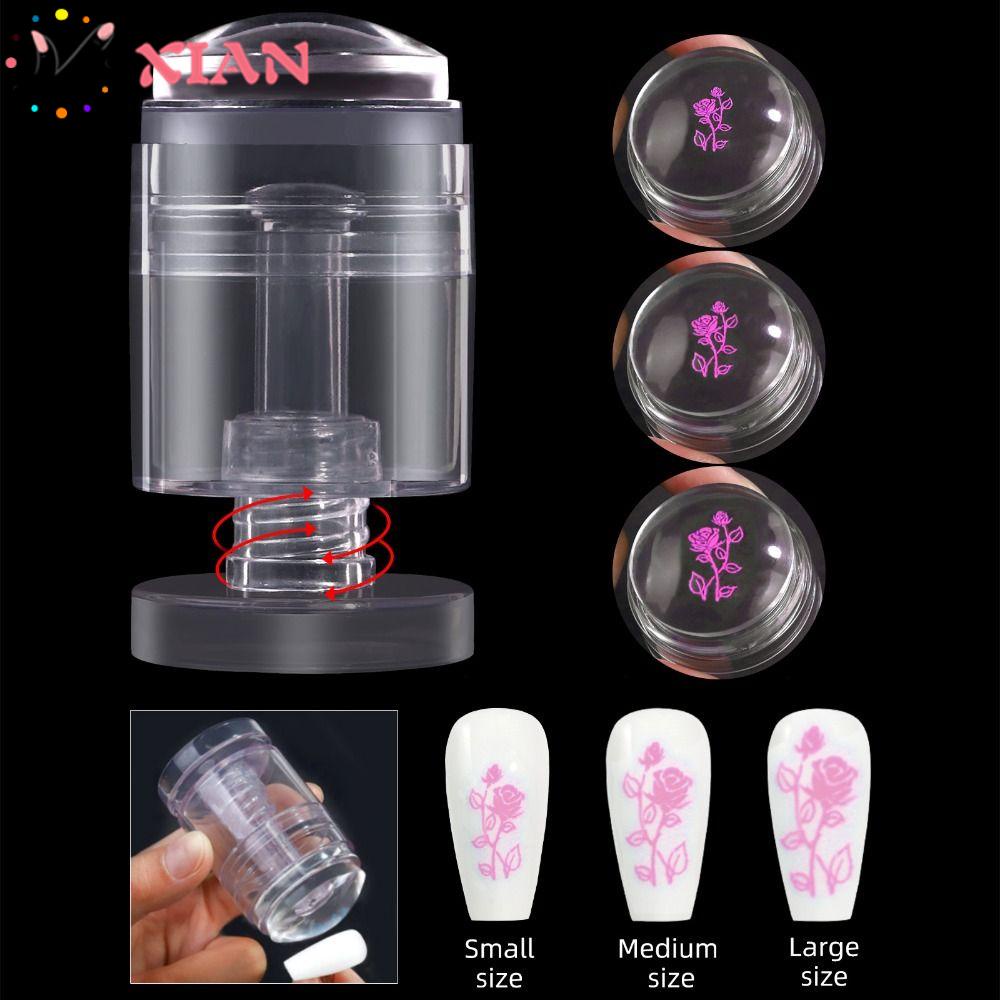 Bộ Dụng Cụ Cạo Tạo Hình Móng Nghệ Thuật Bằng Silicone Đa Năng Có Thể Xoay Được