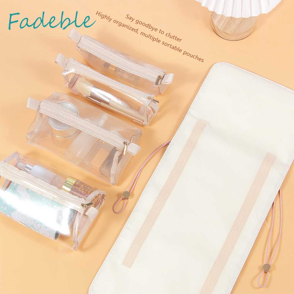 Túi Cuộn Đựng Mỹ Phẩm 4 Trong 1 Sức Chứa Lớn Tiện Dụng