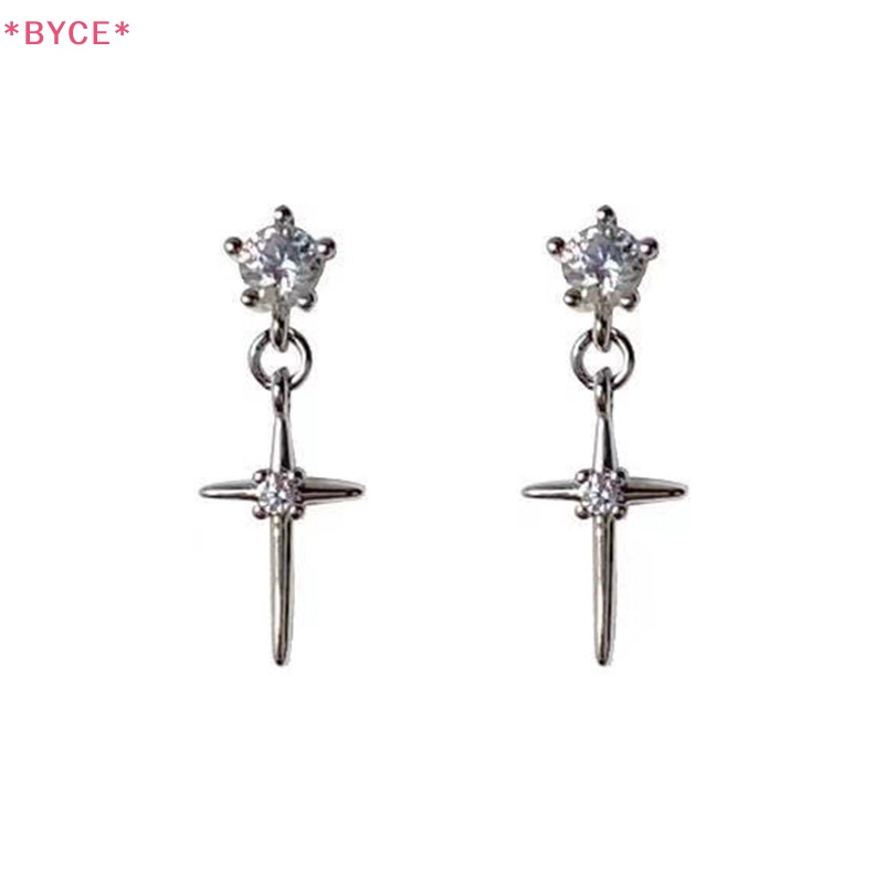 1 Đôi Bông Tai Đính Đá Zircon Lấp Lánh Thời Trang Dành Cho Nữ Mới