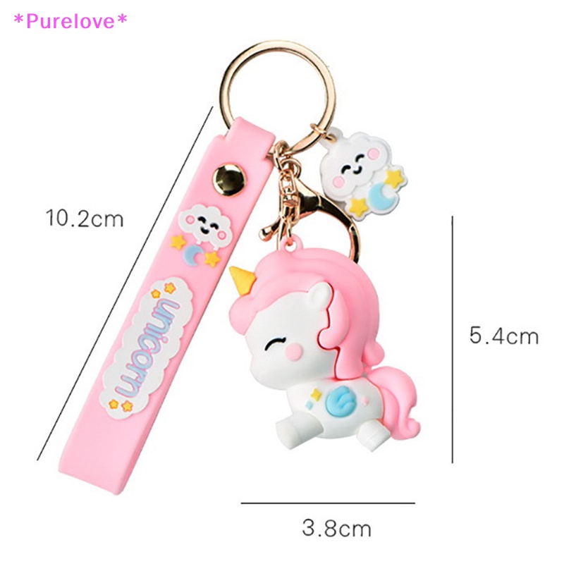 Móc Khóa Hình Kỳ Lân 3D Đáng Yêu Mới