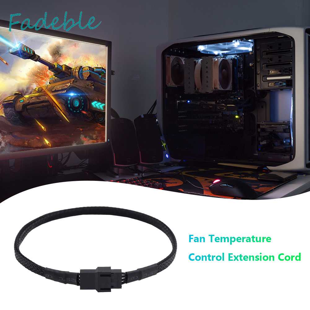 Cáp Nối Dài Quạt Tản Nhiệt CPU Máy Tính PC / Vỏ Sò 30cm 4 Pin