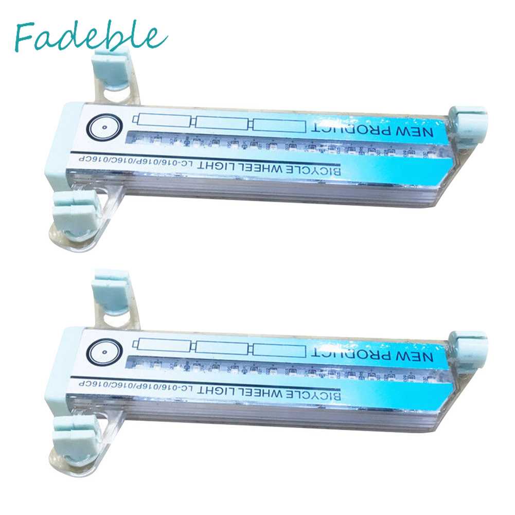 Set 2 Đèn Led 32 Bóng Nhiều Màu Sắc Gắn Căm Xe Đạp Leo Núi