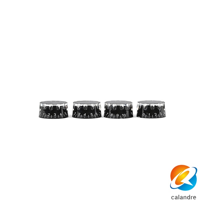 Set 4 Núm Vặn Điều Khiển Bằng Acrylic Thay Thế Cho Đàn Guitar Điện