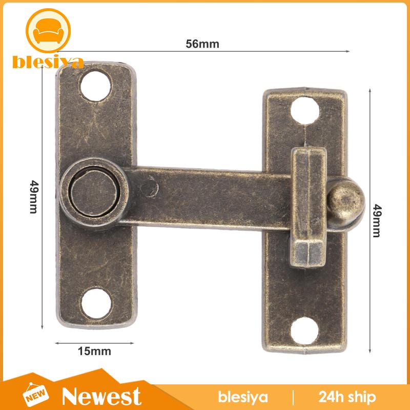 [Blesiya] Bộ Khóa Cửa Trượt Phong Cách Cổ Điển Cho Cổng Ra Ngoài