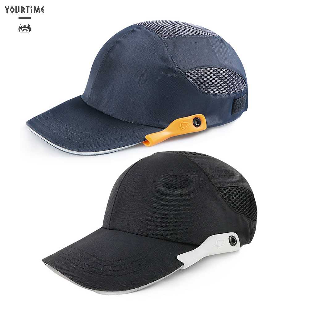 Mũ Lưỡi Trai Kẻ Sọc Phản Quang Siêu Nhẹ Chống Va Chạm