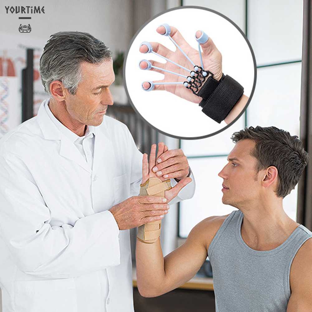 Dụng Cụ Nới Rộng Ngón Tay 5 Ngón Bằng Silicone Di Động Hỗ Trợ Luyện Tập Gym