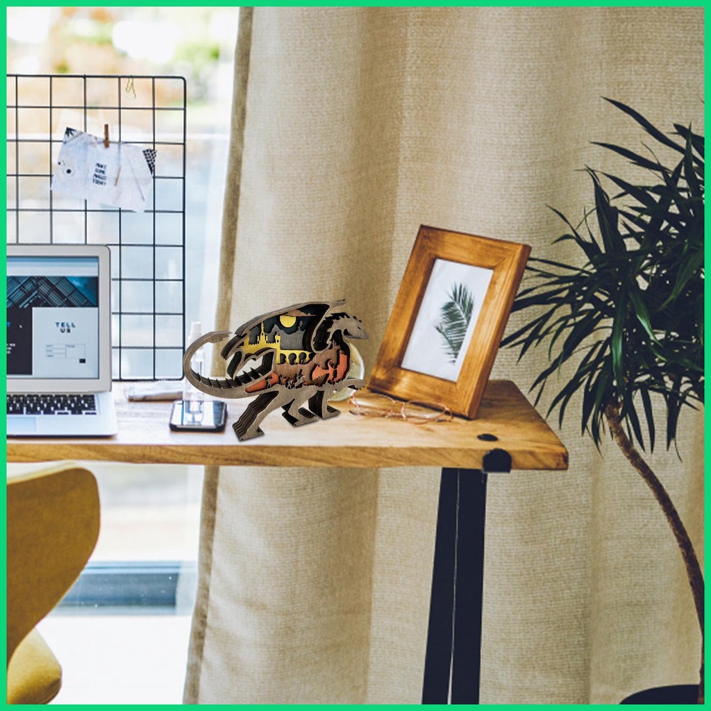 Rồng 3D 3D Chạm Khắc Nhiều Tầng Trang Trí Nội Thất