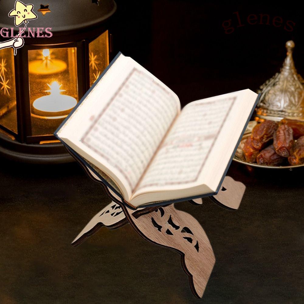 Giá Đỡ Sách Bằng Gỗ Khắc Chữ Hồi Giáo Độc Đáo