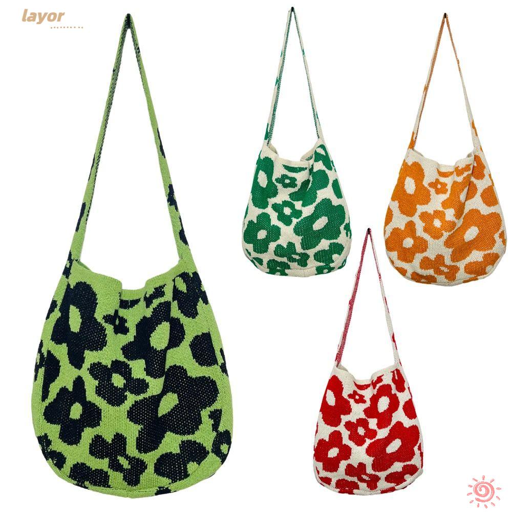 Túi Đeo Vai Dệt Jacquard Thời Trang Cho Nữ