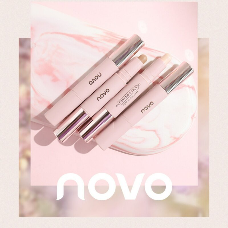 Thỏi Kem Tạo Khối Bắt Sáng Hai Đầu NOVO