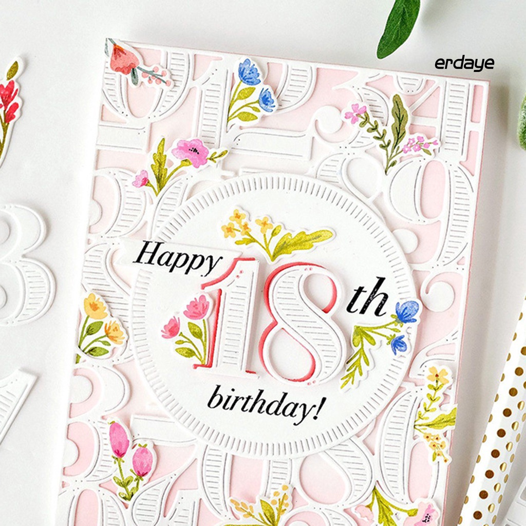 Khuôn Thép Carbon Cắt Hình Chạm Khắc Dùng Trang Trí Thiệp / Scrapbook