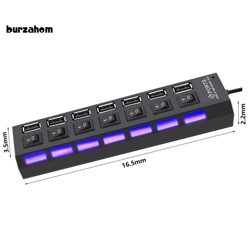 Bộ Chia Cổng USB 2.0 Đa Năng Cho Máy Tính