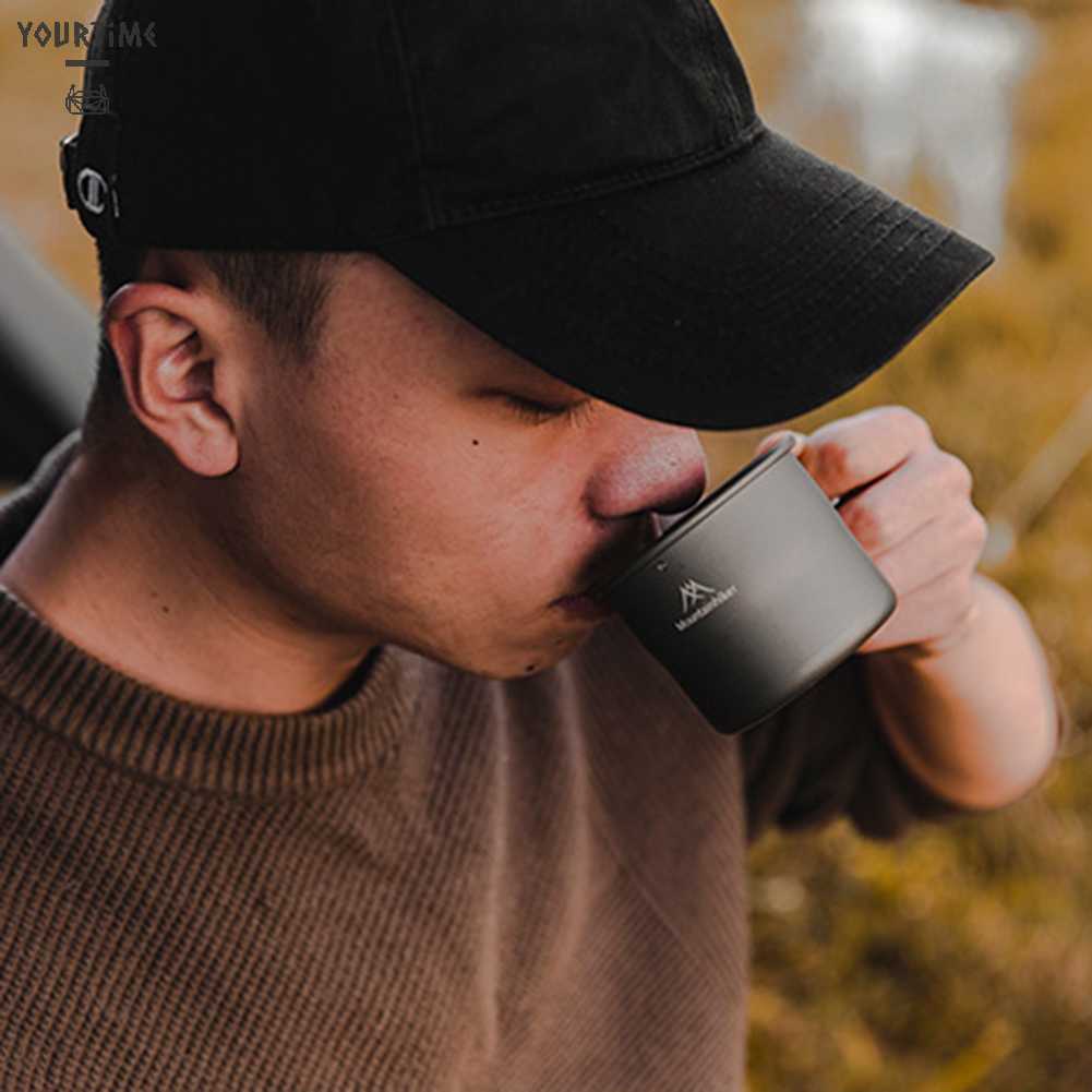 Cốc Uống Nước Có Tay Cầm Có Thể Gập Lại Tiện Dụng Mang Theo Du Lịch Dã Ngoại