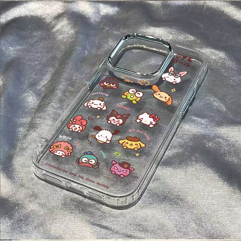 ✅Ốp Điện Thoại Dẻo Họa Tiết Hoạt Hình Sanrio Chống Sốc Cho iPhone1213 78 11 Max14Pro 1213