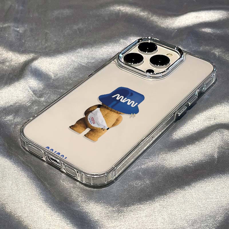✅Ốp Điện Thoại Mềm Chống Sốc In Hình Gấu Nhỏ Cho Iphone 7iPhone12 xs8plus max11 14pro13 I1OX