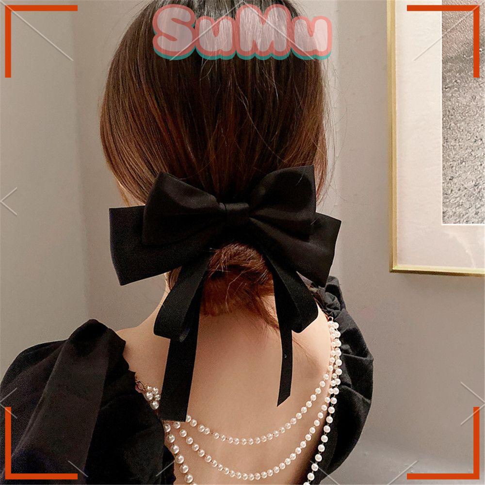 Dây Buộc Tóc Satin Kiểu Cổ Điển Ngọt Ngào Cho Nữ